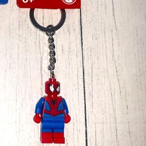 Spider-Man Legoland figure keychain